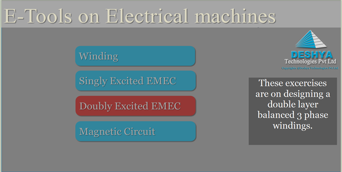 Etools on electrical Machine
