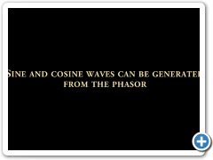 Phasor Representation of Sinusoidal quantites